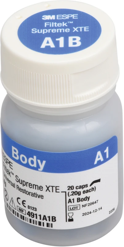 Filtek™ Supreme XTE Universal Packung 20 x 0,2 g Kapsel body A1