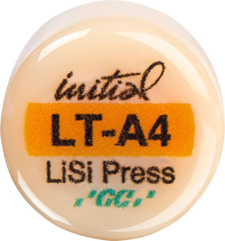 GC Initial™ LiSi Press Packung 5 x 3 g Rohling A4 LT