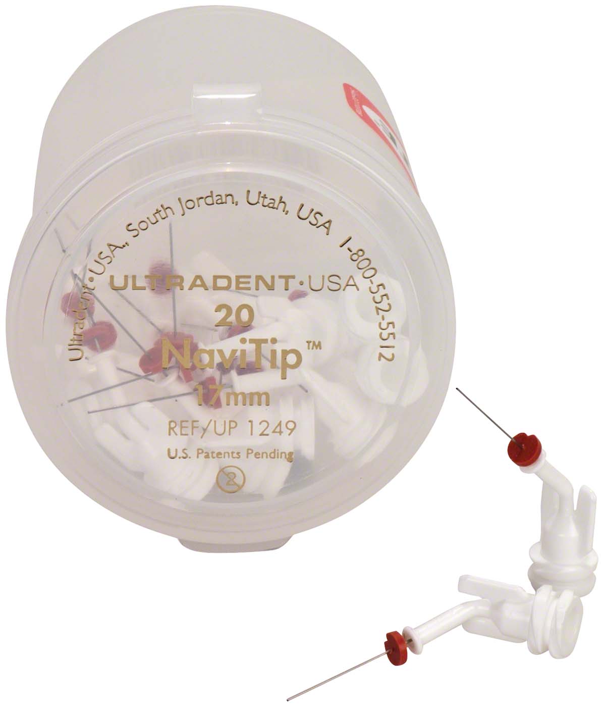 NaviTip™-Tips Packung 20 Stück weiß, Länge 17 mm, Ø 0,3 mm, 30ga NaviTip™-Tips Ultradent Products