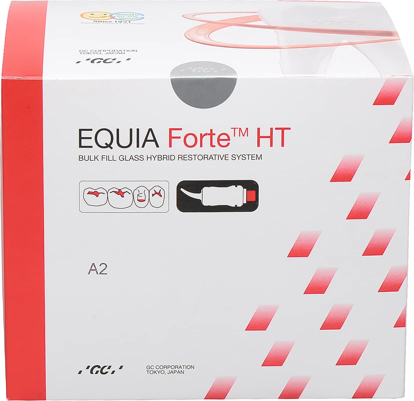 GC EQUIA Forte™ HT Packung 200 Kapseln A2, 4 ml FlipCap Coat
