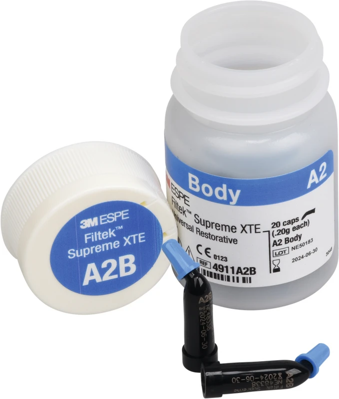 Filtek™ Supreme XTE Universal Packung 20 x 0,2 g Kapsel body A2