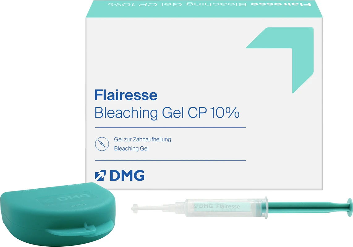Flairesse Bleaching Gel  Starter Set 5 ml Spritze CP 10%, 1 Schienenbox