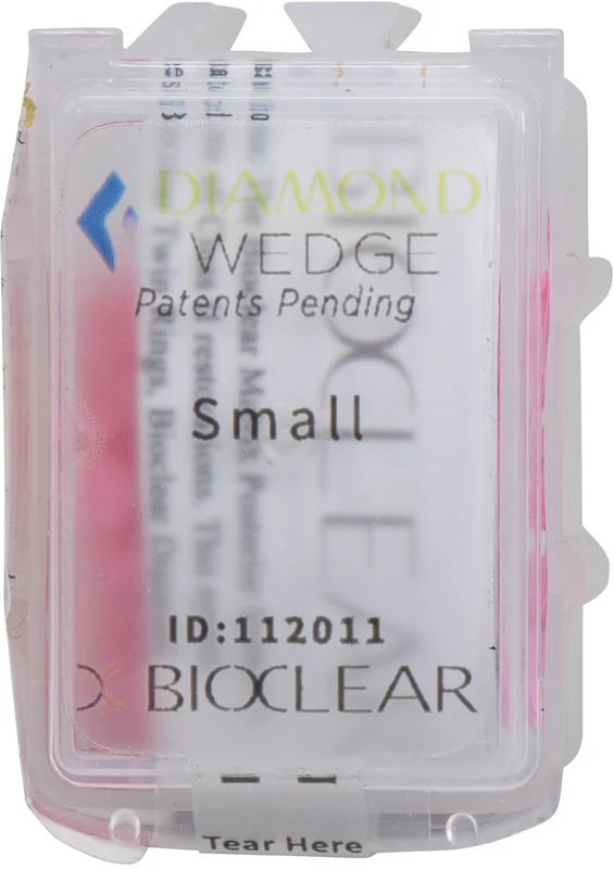 Bioclear Diamond Wedges Packung 50 Stück small, rosa