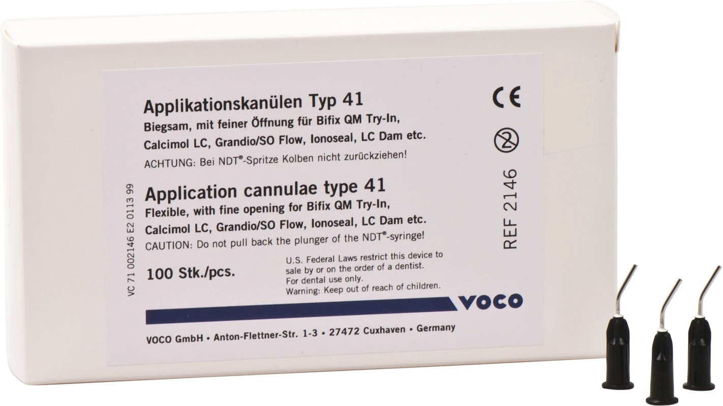 Applikationskanülen Typ 41 Packung 100 Kanülen