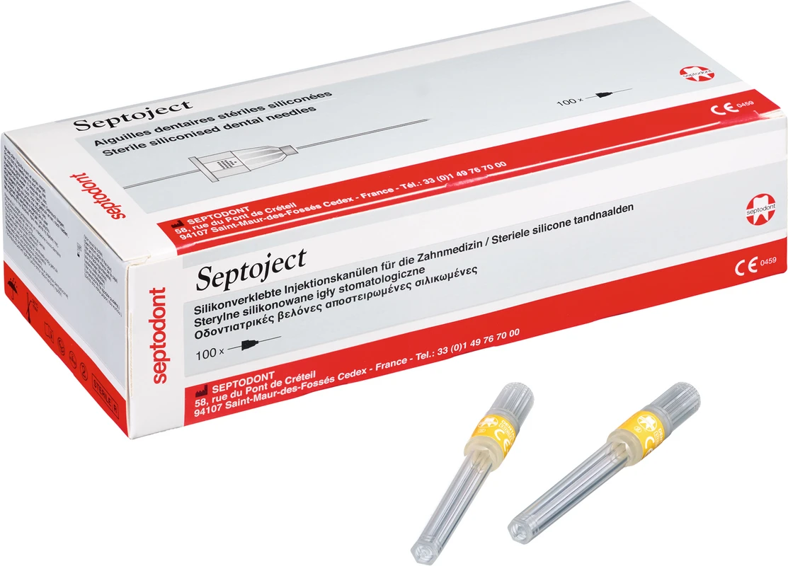 Septoject Packung 100 Stück, G27/0,4 x 42 mm, lang