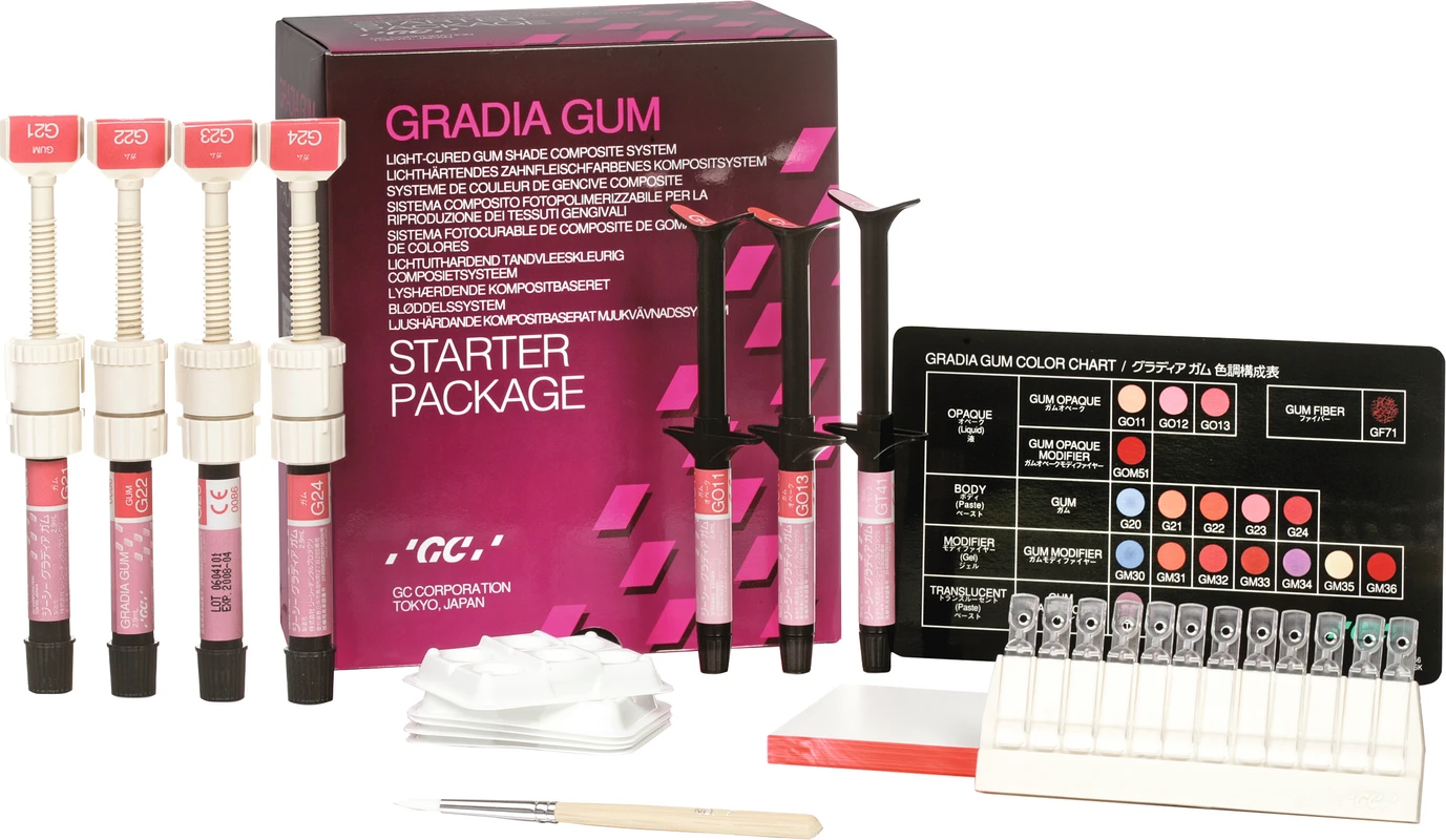 GC GRADIA® gum shades GC
