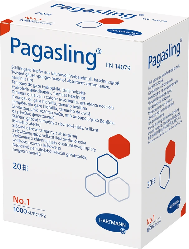 Pagasling® Packung 1.000 Stück Größe 1, Haselnuss
