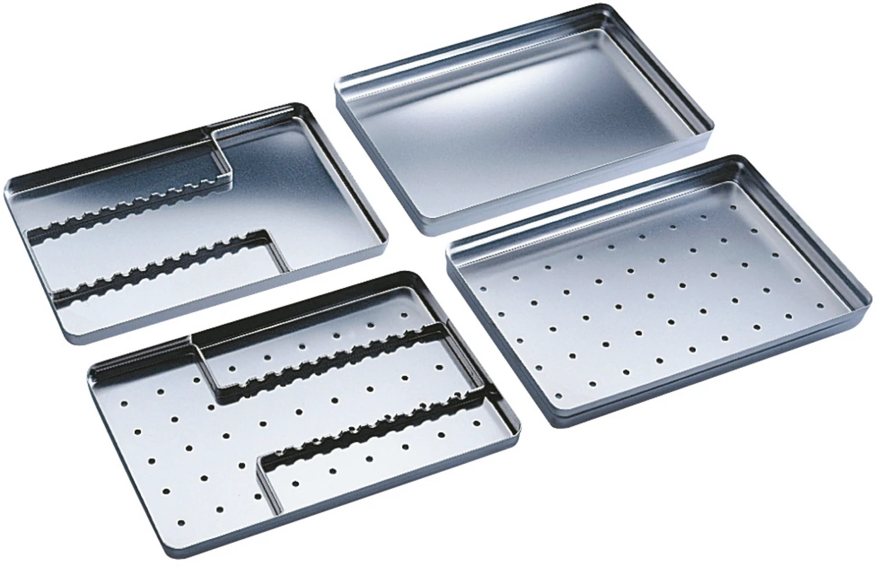 Norm-Tray Edelstahl Stück Boden ungelocht