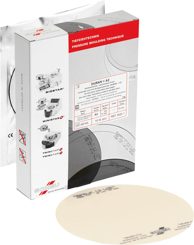 DURAN®+ A2 Packung 10 Stück Ø 125 mm, Stärke 0,75 mm