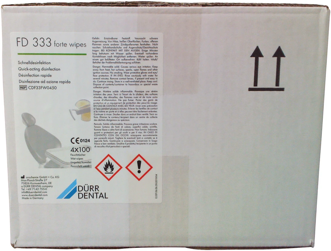 FD 333 forte wipes Flächen-Desinfektion Dürr Dental