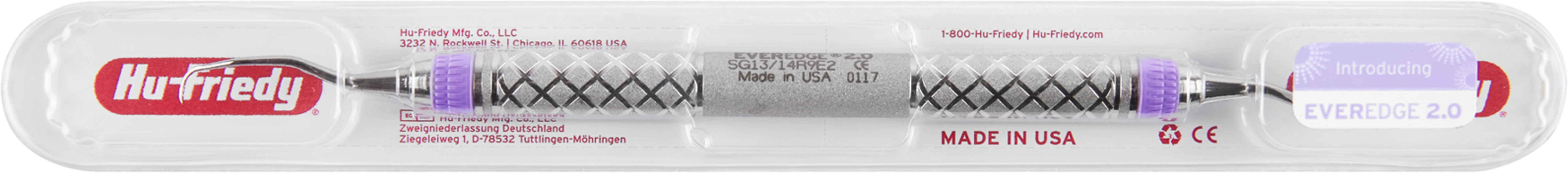 Küretten Gracey Standard EverEdge™ 2.0 Stück Figur 13/14 Rigid, distal, Griff #9