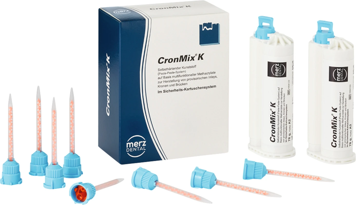 CronMix® K Packung 2 x 50 ml Doppelkartusche A2 4:1 , 20 Feinmischkanülen