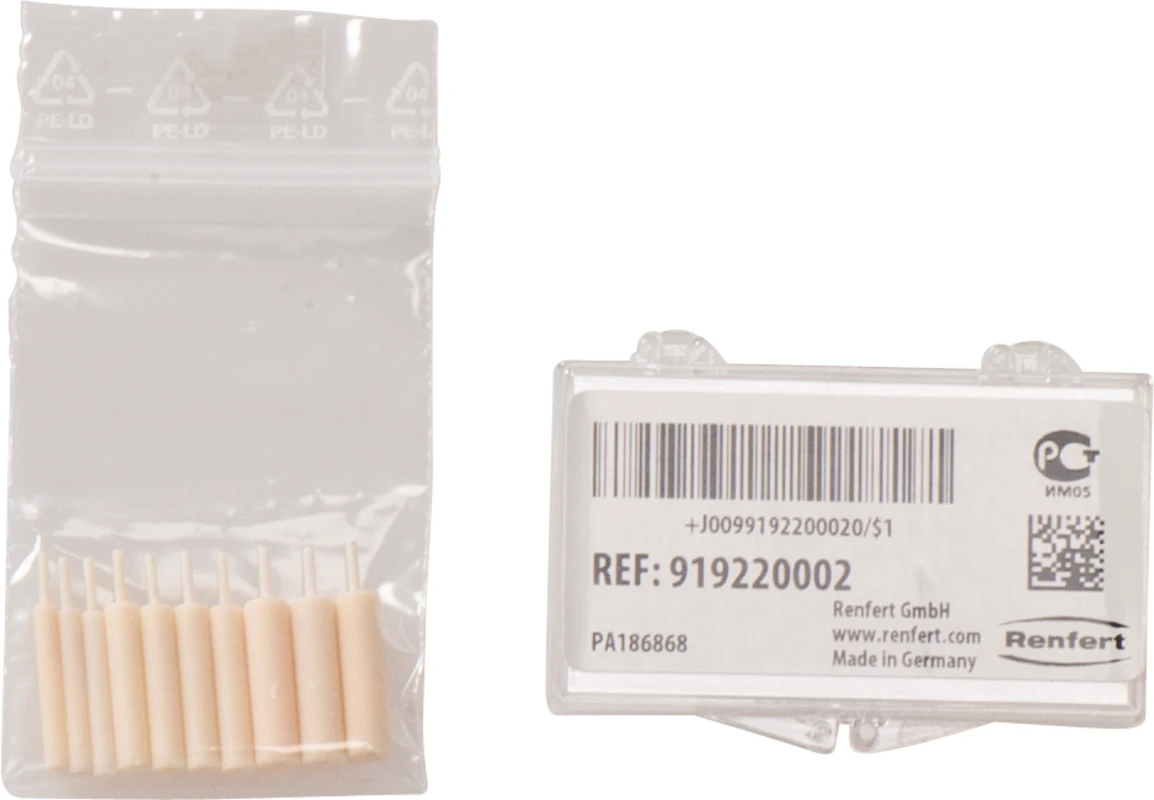 Trägerstifte für Mesh-Trays Packung 10 Stück (3 x Ø 2 mm, 4 x Ø 3 mm, 3 x Ø 4 mm), für Mesh-Tray K