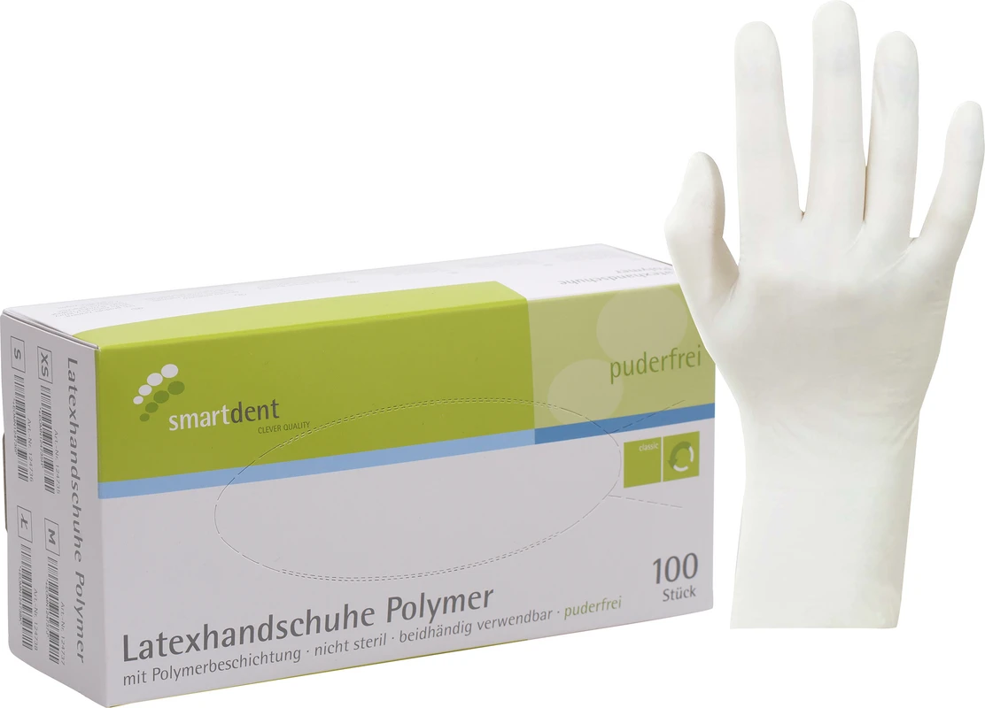 smart Polymer Latexuntersuchungshandschuhe smartdent