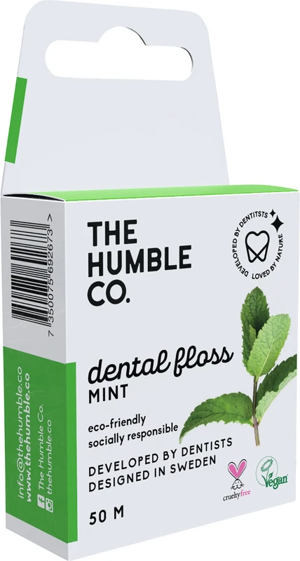 Humble Zahnseide Rolle 50 m fresh mint
