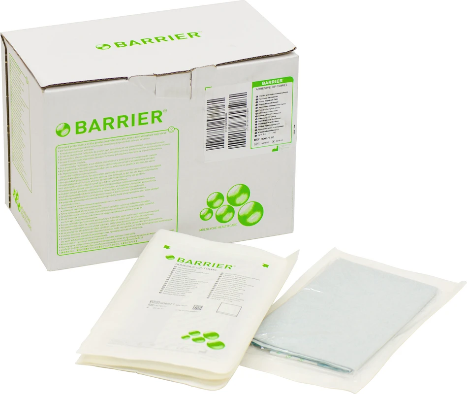 BARRIER® OP-Abdecktuch Packung 32 Stück 90 x 75 cm, 3-lagig, selbstklebend
