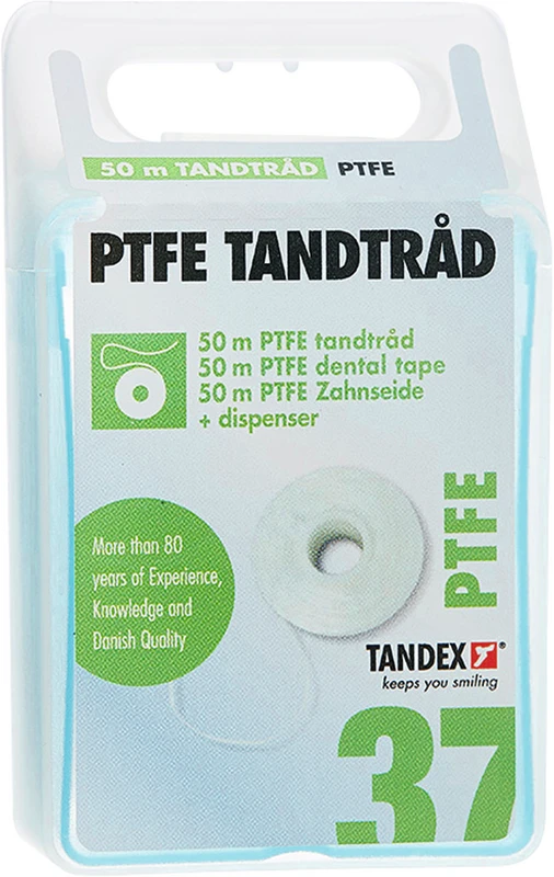 TANDEX FLOSI Tape - PTFE Spenderbox 50 m Neutral