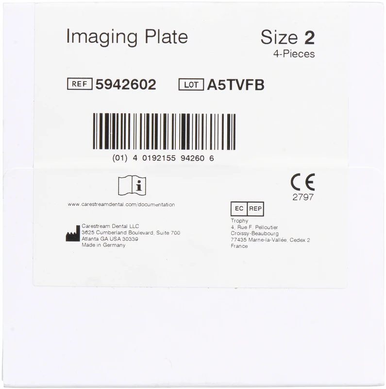 Speicherfolien für CS 7200 V1 Packung 4 Stück Gr. 2