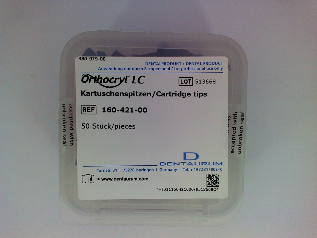 Orthocryl® LC Kartuschenspritzen Packung 50 Stck