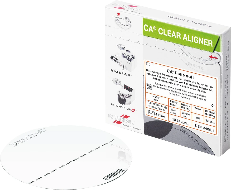 CA® Folie Packung 10 Stück 0,5 x 125 mm
