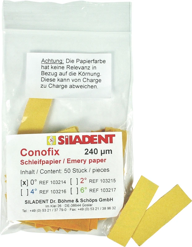 Conofix Packung 50 Stück 0°, 240 µm