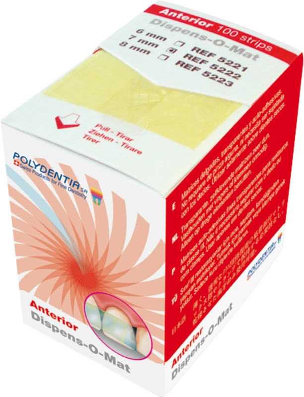 Dispens-O-Mat Packung 100 Stück Höhe 7 mm, Anterior