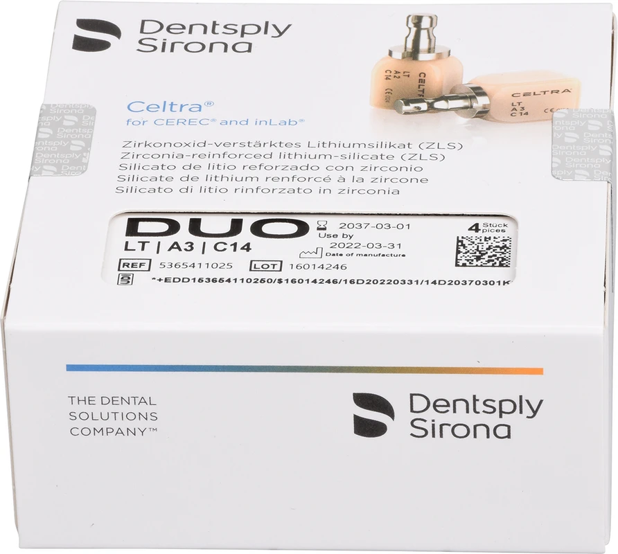 Celtra® Duo Packung 4 Stück Gr. C14, A3 HT Celtra® Duo Dentsply Sirona