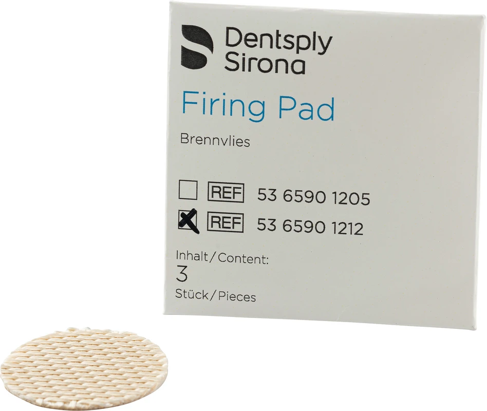 Brennvlies Packung 3 Stück klein Brennvlies Dentsply Sirona