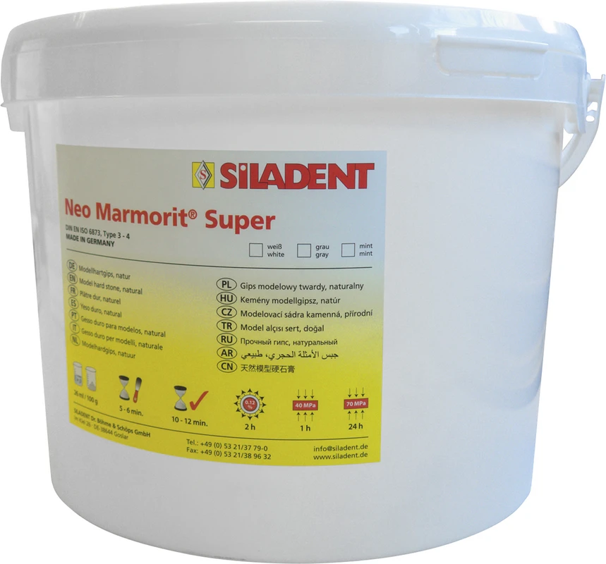 Neo Marmorit® Super Eimer 10 kg Naturgips grau