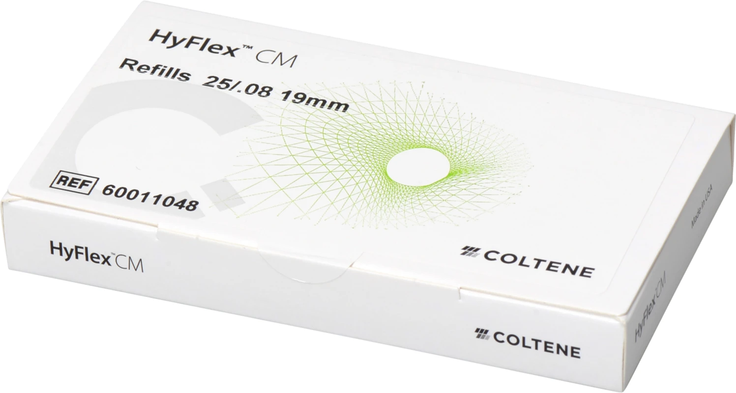 HyFlex® CM Packung 6 Stück 19 mm, Taper.08 ISO 025