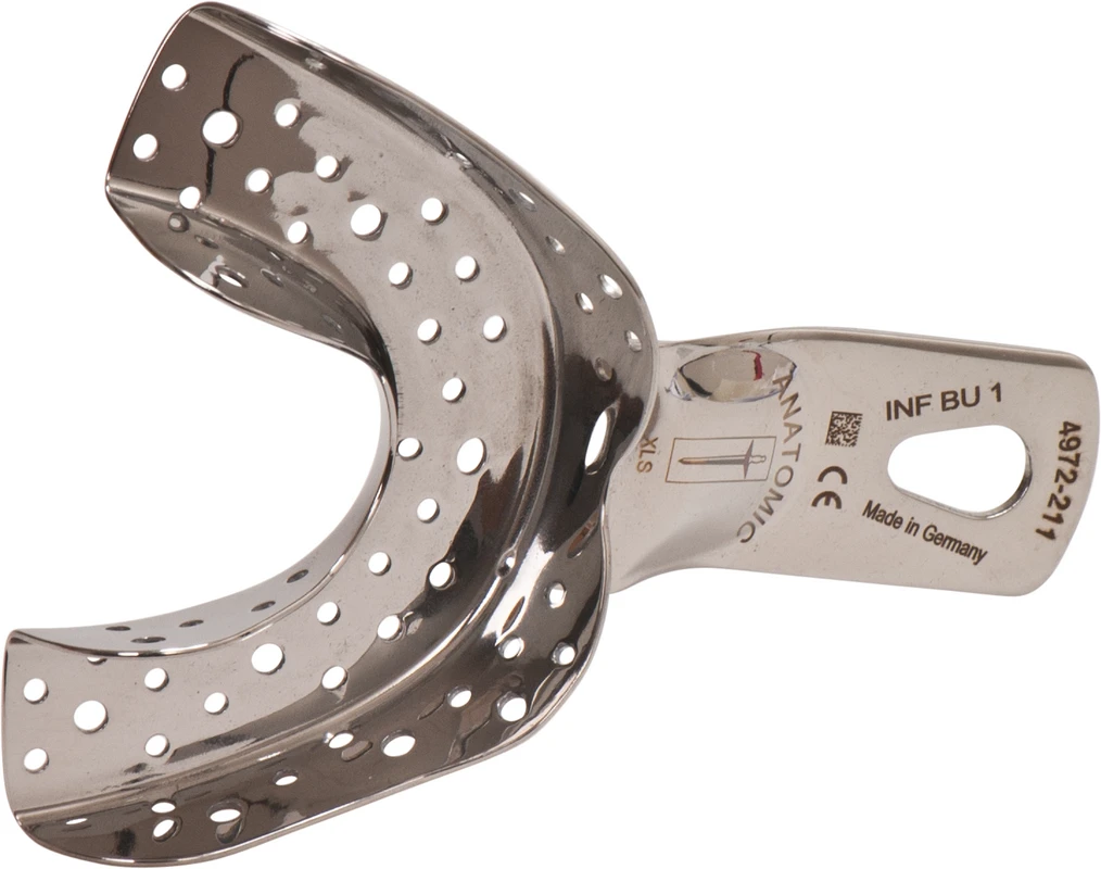 Abformlöffel bezahnt Stück UK Gr. B1, perforiert Abformlöffel bezahnt A. Schweickhardt