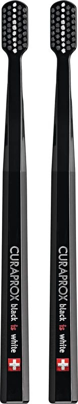 CURAPROX black is white Packung 2 Zahnbürsten