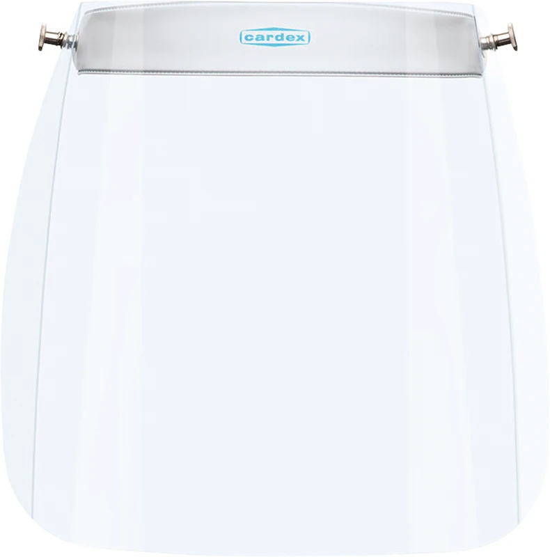 Cardex-Schutzbrille/Schutzvisier Stück groß 21,5 cm, weiß