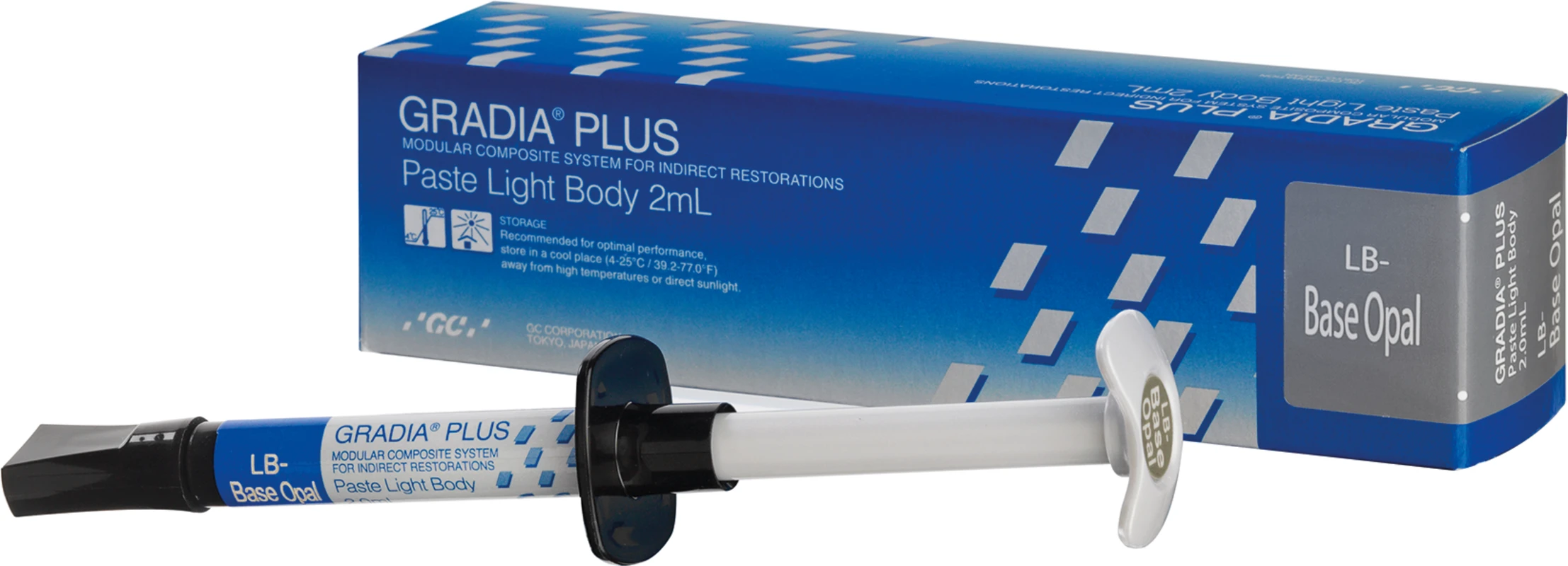 GC GRADIA® PLUS Spritze 2 ml Paste LB-Base opal