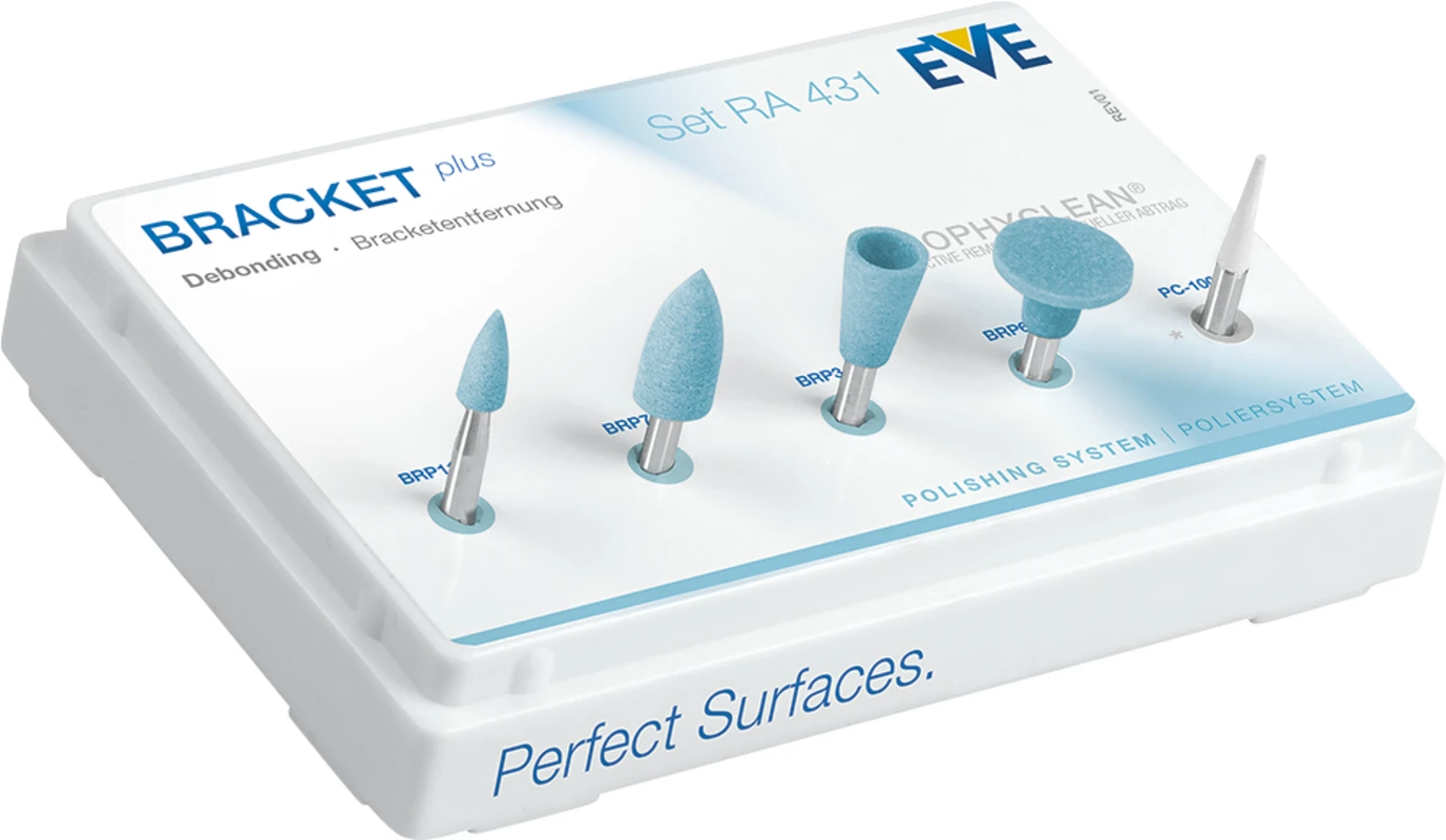 EVE BRACKET PLUS Set 5 Stück (Flamme, Kelch, Kleine Spitze, Linse)