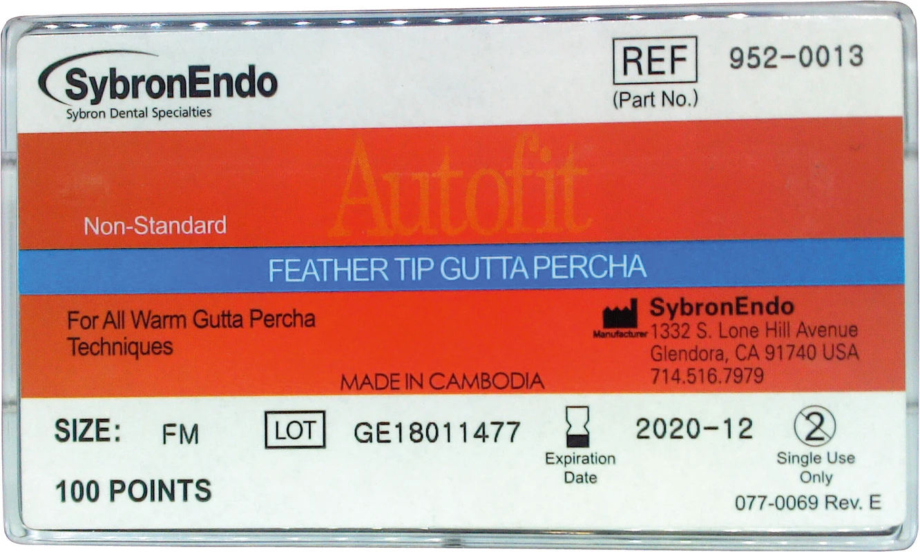 Gutta Percha Points Packung 100 Stück FM