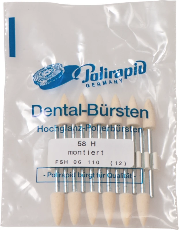 Filzkörper Packung 12 Stück Nr. 58, HP, Filz, Ø 6 mm, L: 15 mm