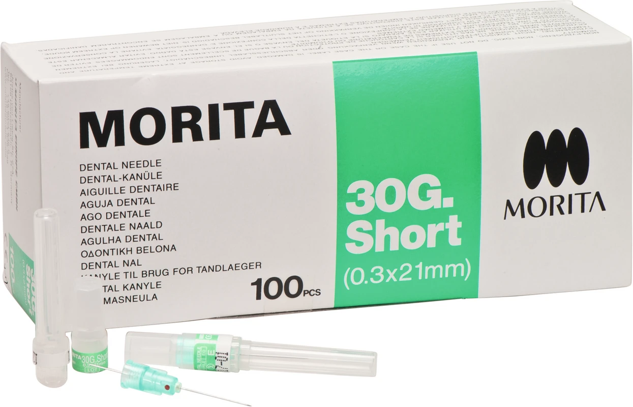 MORITA Kanülen Packung 100 Stück 30 GS-21, 0,3 x 21 mm