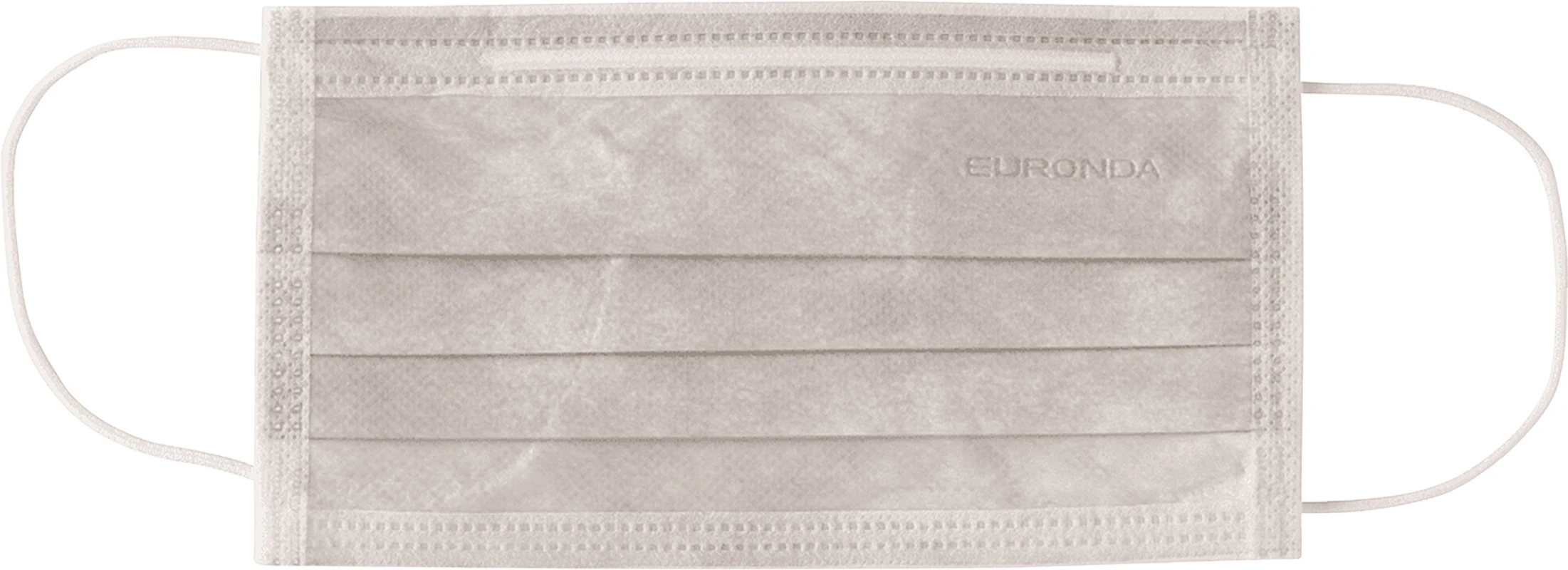 Monoart® Mundschutz Protection 3 Box 50 Stück mit Gummizug, platin