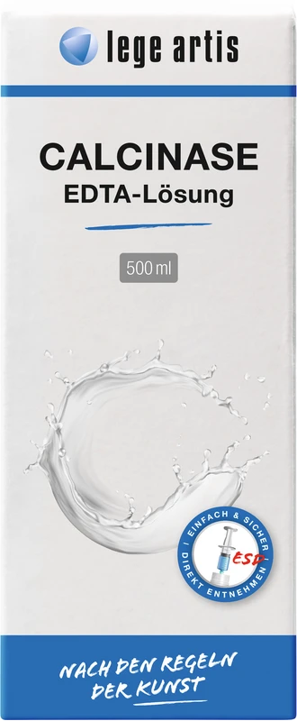 CALCINASE EDTA-Lösung Flasche 500 ml Lösung mit ESD-Entnahmesystem