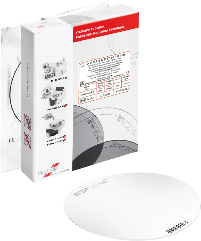 DURASOFT® pd Packung 10 Stück Ø 120 mm, Stärke 1,2 mm