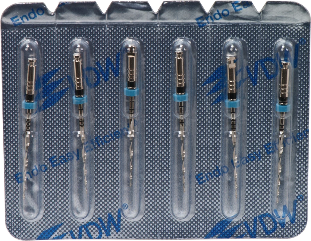 Mtwo® Blisterpackung 6 Stück ABT 16 mm, 25 mm, Taper.06, ISO 040 Mtwo® Instrumente VDW