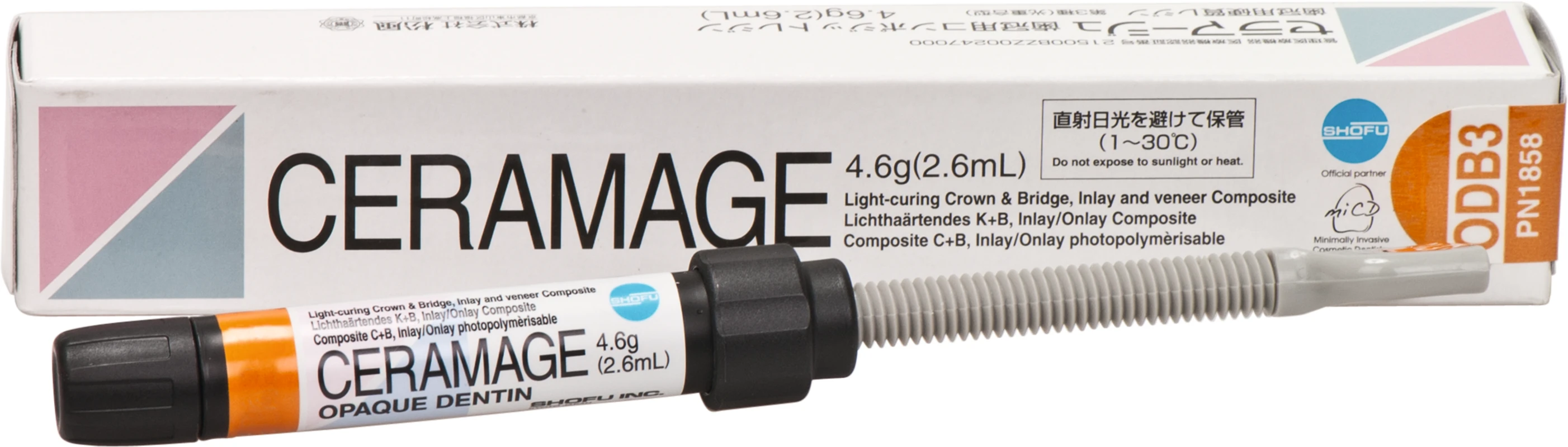 CERAMAGE Spritze 4,6 g opaque dentin B3 CERAMAGE SHOFU