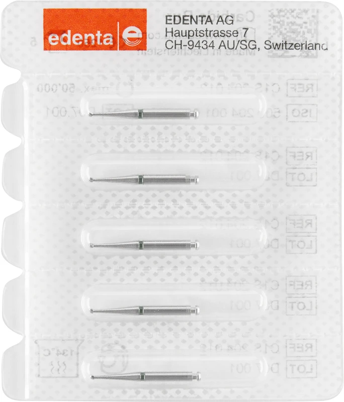 HM-Bohrer C1S Packung 5 Stück grün, RA, Figur 001, ISO 012