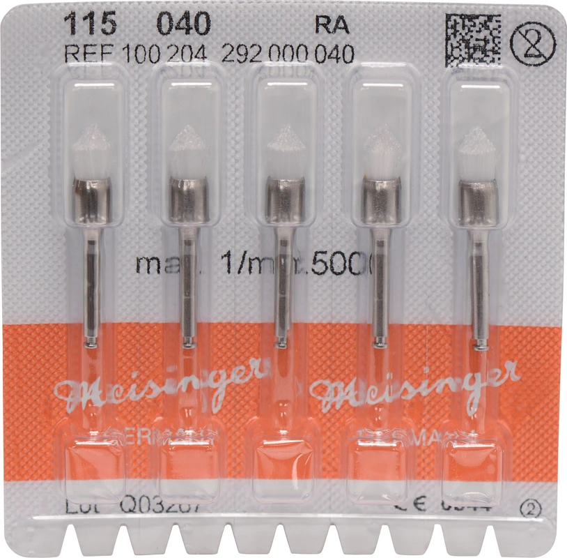 Nylonpolierbürsten Packung 5 Stück Figur 115, ISO 040, HP Nylonpolierbürsten Hager & Meisinger