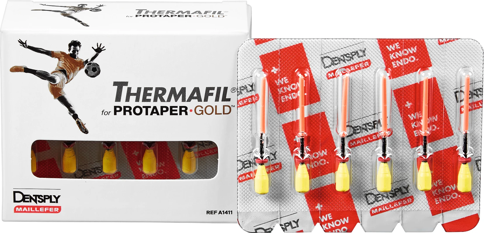 Thermafil ® for ProTaper Gold ® Packung 5 x 6 Stück F5