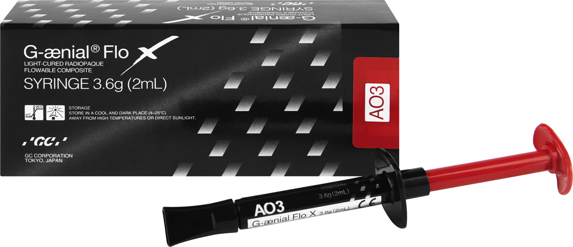 GC G-ænial® Flo X Spritze 2 ml AO3 GC G-ænial® Flo X GC