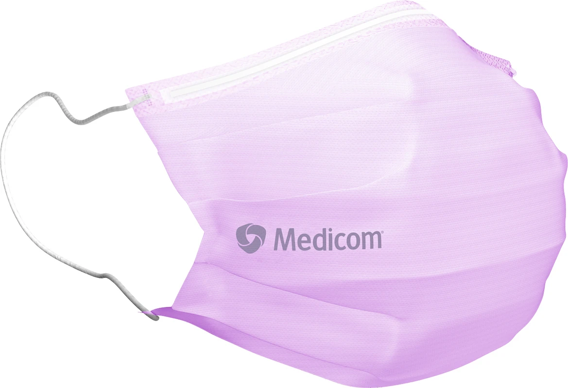 Medicom® SafeMask® Standard Packung 50 Stück lavendel, mit Ohrschlaufe