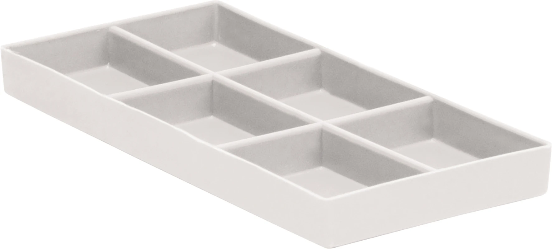 Cabinet Tray Nr. 20 Stück 6-Fächer, 9,2 x 19,7 cm, weiß Cabinet Tray Nr. 20 Stück 6-Fächer, 9,2 x 19,7 cm, weiß