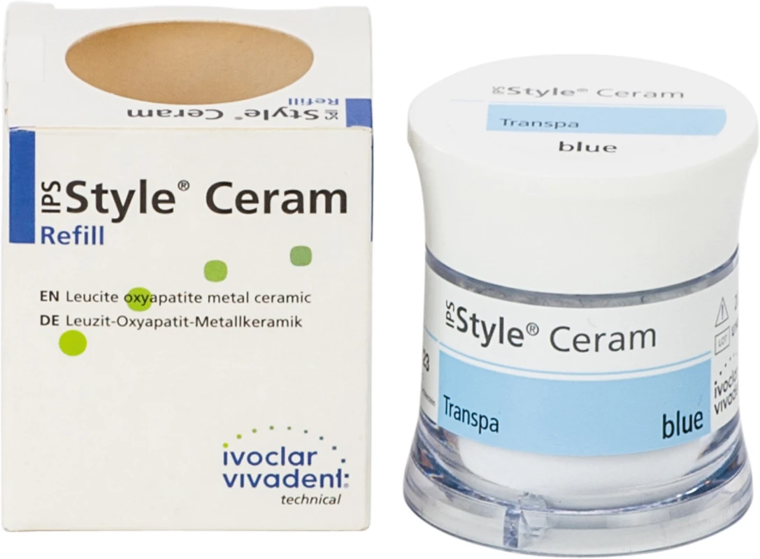 IPS Style® Ceram Dose 20 g Pulver transparent blue